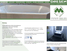 Tablet Screenshot of fliesen-dresen.de